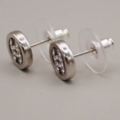 Chanel Vintage Round CC Clip-On Earrings Metal
