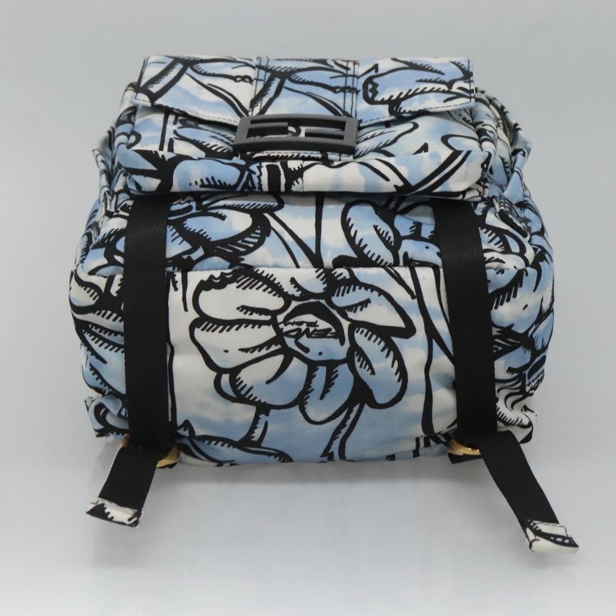 Fendi Baguette Backpack Printed Nylon