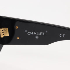 Chanel CC Logo Matelasse Sunglasses Eye Wear Plastic