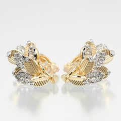 Cartier Grain de Cafe Earring Gold and Platinum