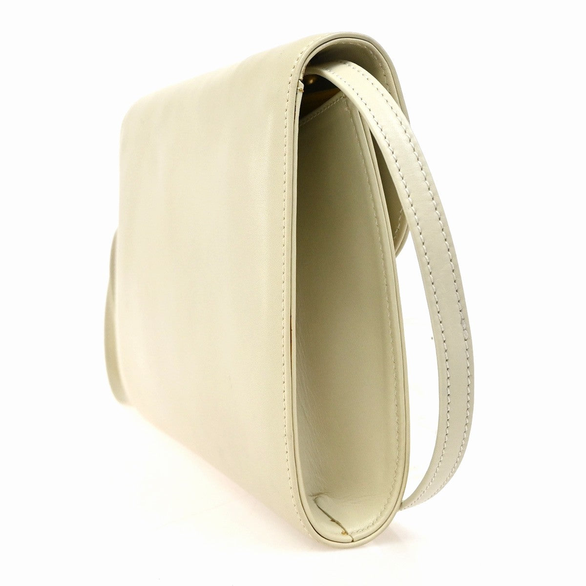 Celine Vintage Triomphe Flap Bag Leather