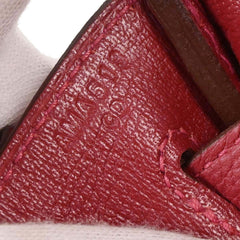 Hermes Birkin Handbag Red Togo with Palladium Hardware