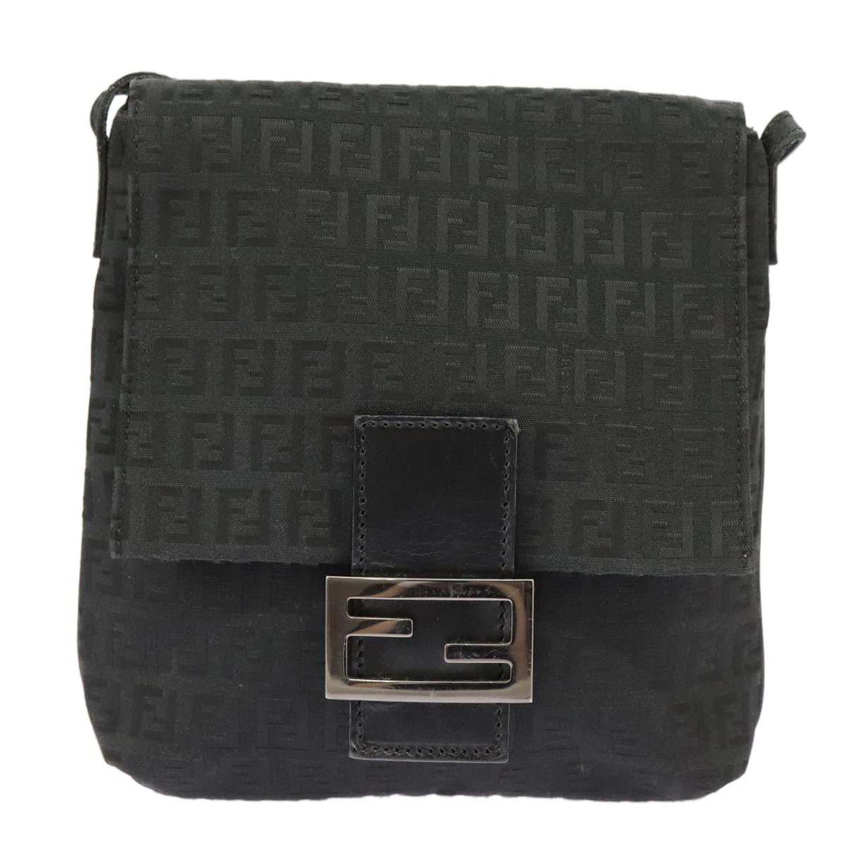 Fendi Mamma Baguette Shoulder Bag Canvas