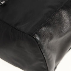 Prada Buckle Backpack Quilted Tessuto