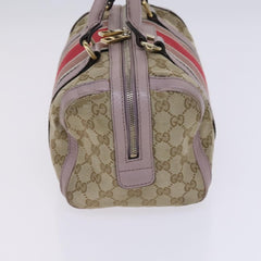 Gucci Vintage Web Boston Bag GG Canvas