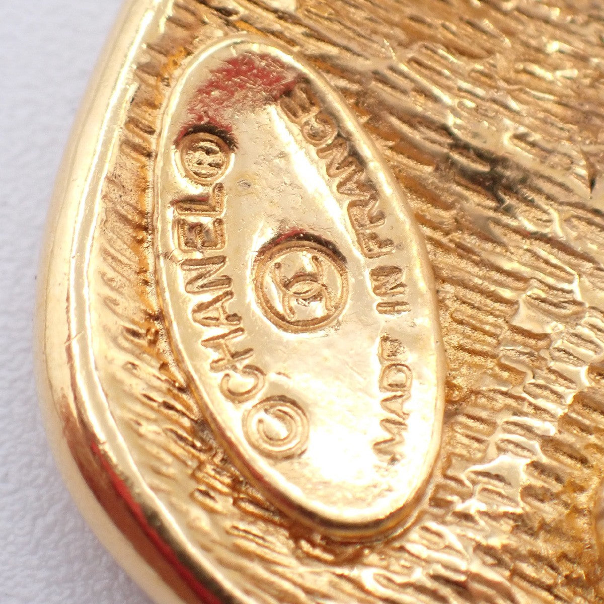 Chanel CC Rhombus Clip-On Earrings Metal