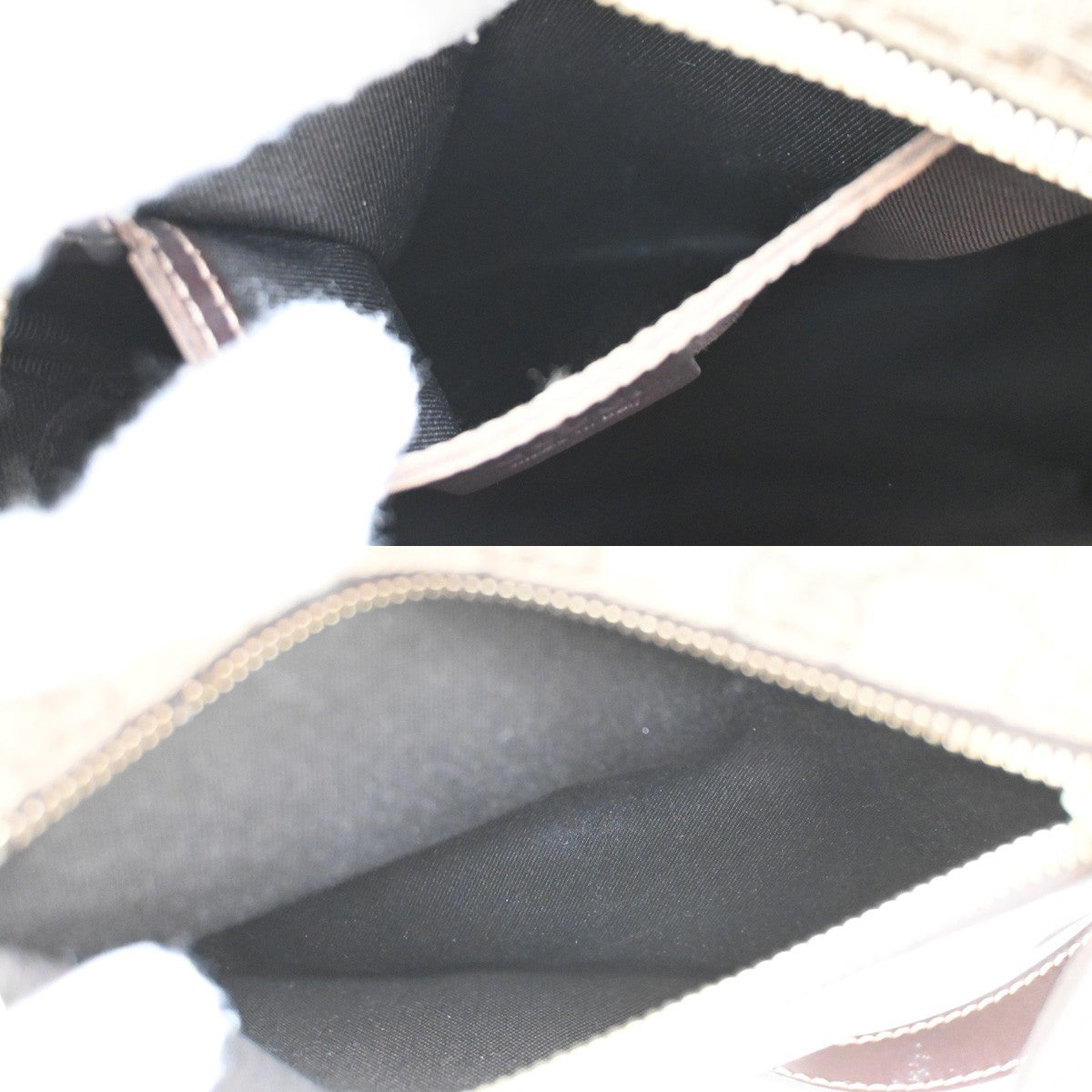 Gucci Front Zip Messenger GG Coated Canvas