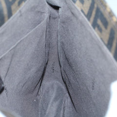 Fendi Flap Messenger Bag Zucca Coated Canvas