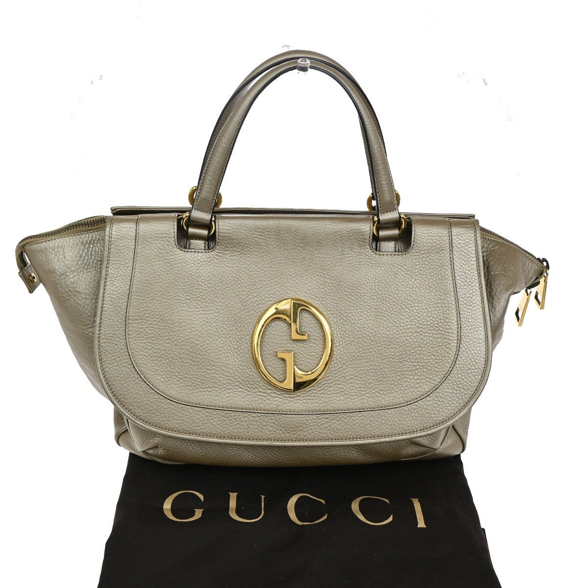 Gucci 1973 Top Handle Bag Leather