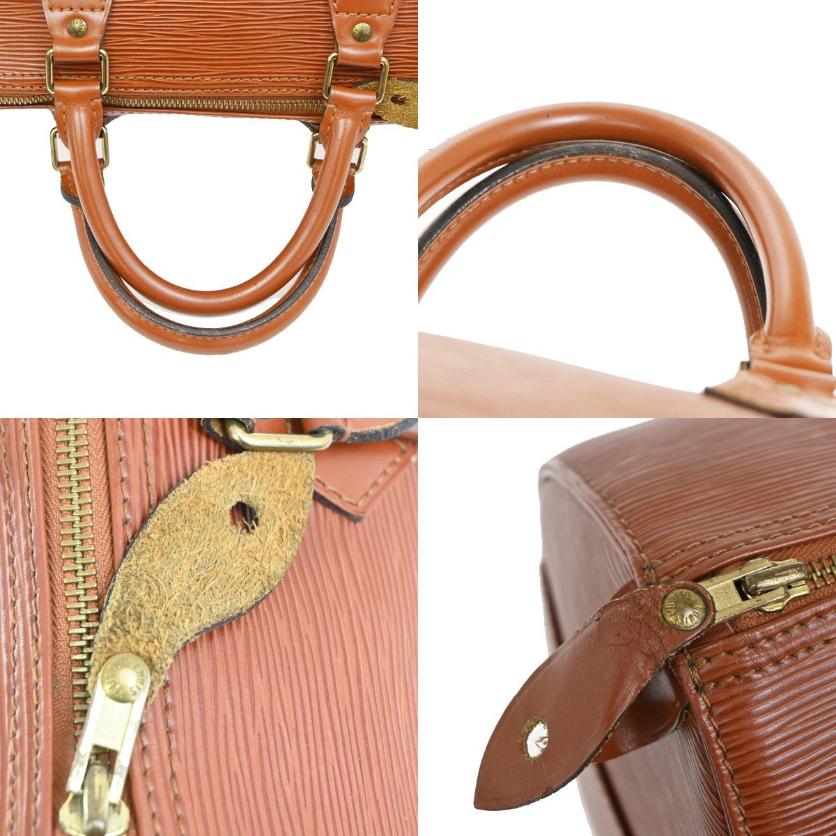 Louis Vuitton Speedy Handbag Epi Leather