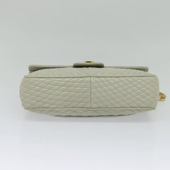 Bally Vintage Chain Shoulder Bag Quilted Leather