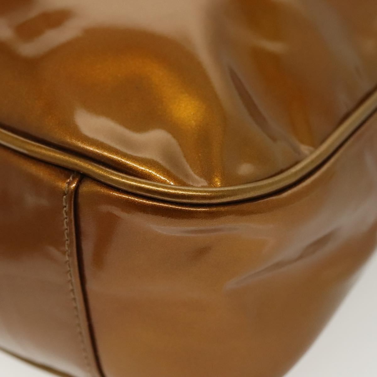 Gucci Vintage Bamboo Handle Bag Patent leather