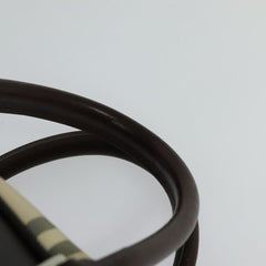 Burberry Vintage Zip Around Duffle Bag House Check Canvas