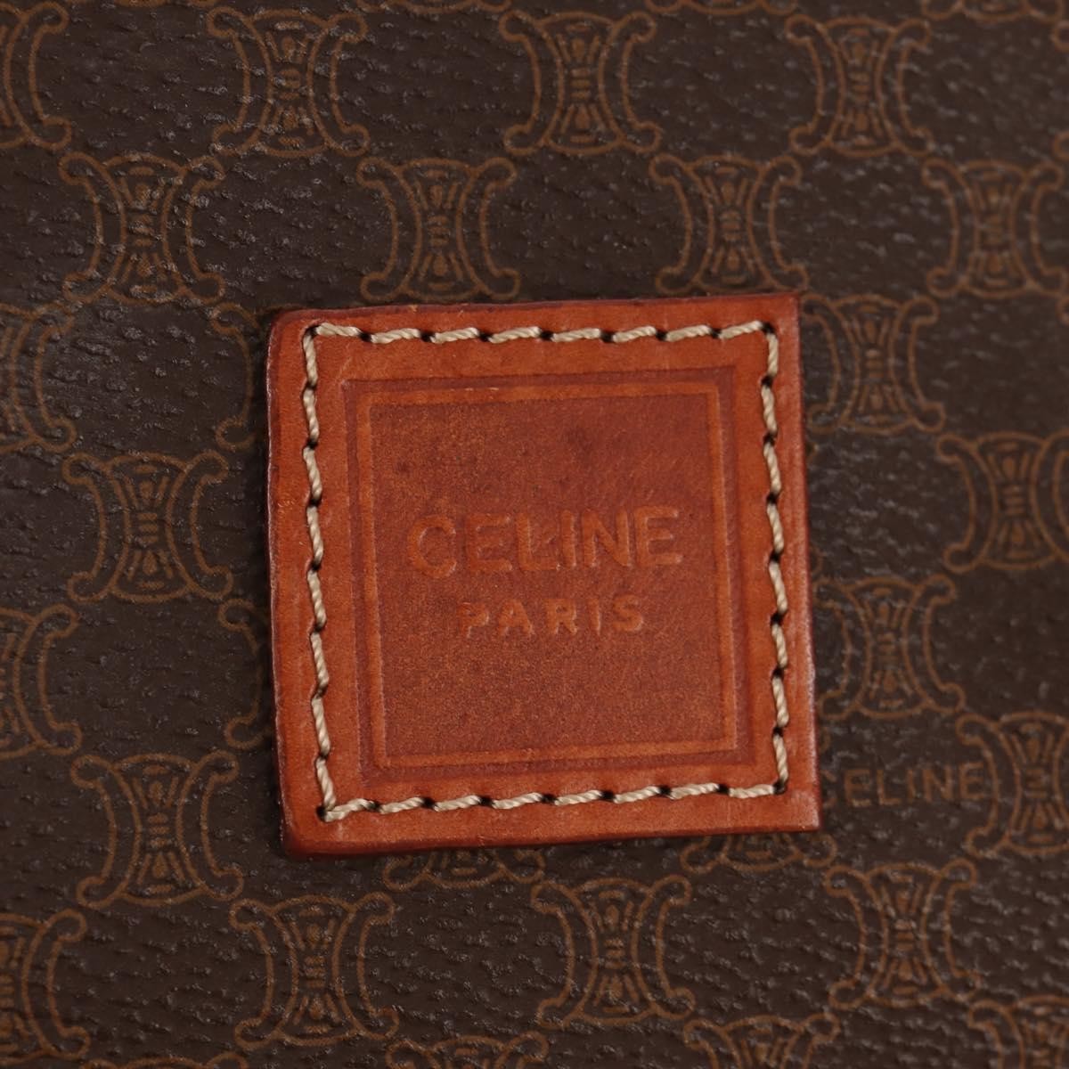 Celine Macadam Pochette Canvas and Leather