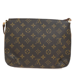 Louis Vuitton Musette Tango Handbag Monogram Canvas