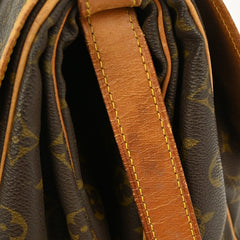 Louis Vuitton Saumur Handbag Monogram Canvas