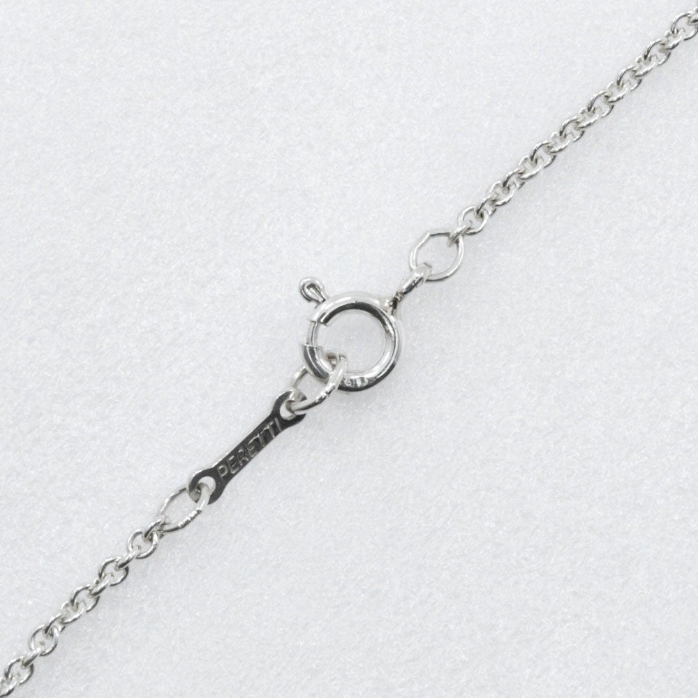 Tiffany & Co. Elsa Peretti Open Heart Pendant Necklace Sterling Silver