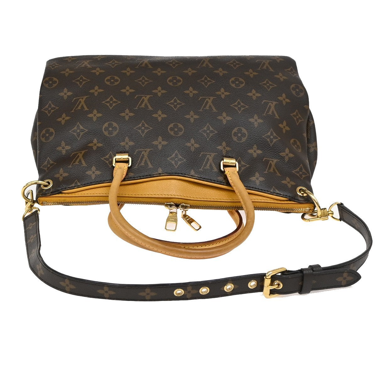 Louis Vuitton Pallas Tote Monogram Canvas with Leather