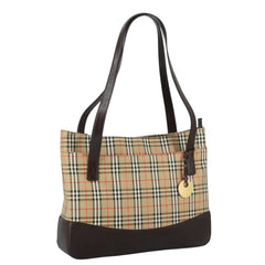 Burberry Nova check Shoulder bag Canvas and Leather