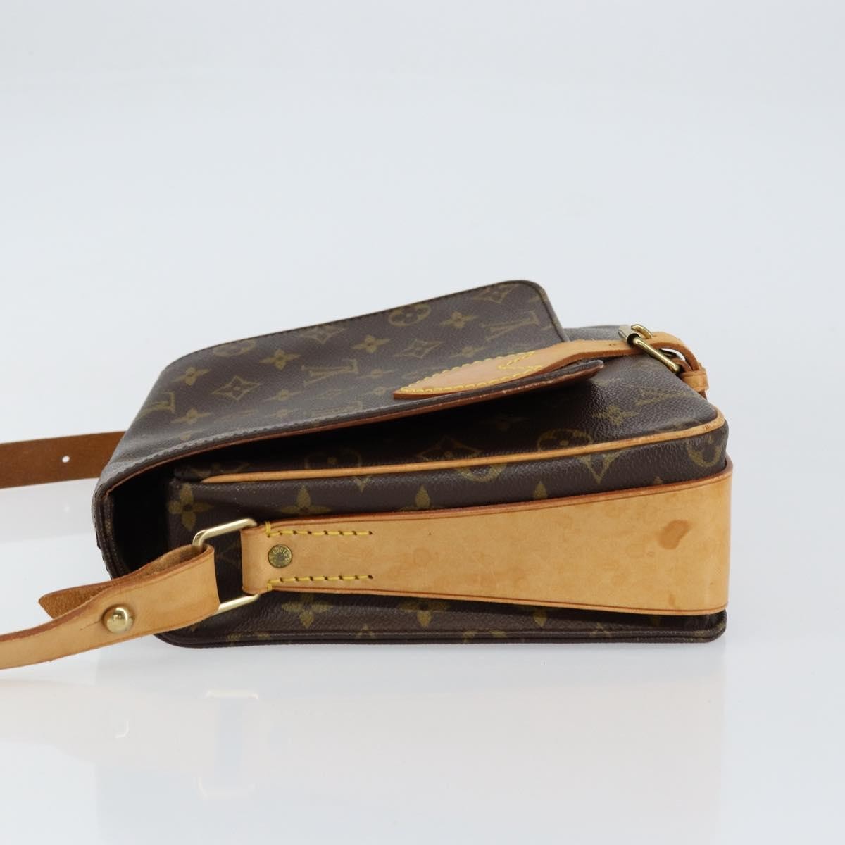 Louis Vuitton Cartouchiere Handbag Monogram Canvas