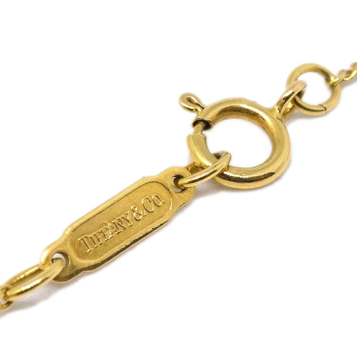 Tiffany & Co. Cross My Heart Pendant Necklace 18K Yellow Gold with Amethyst