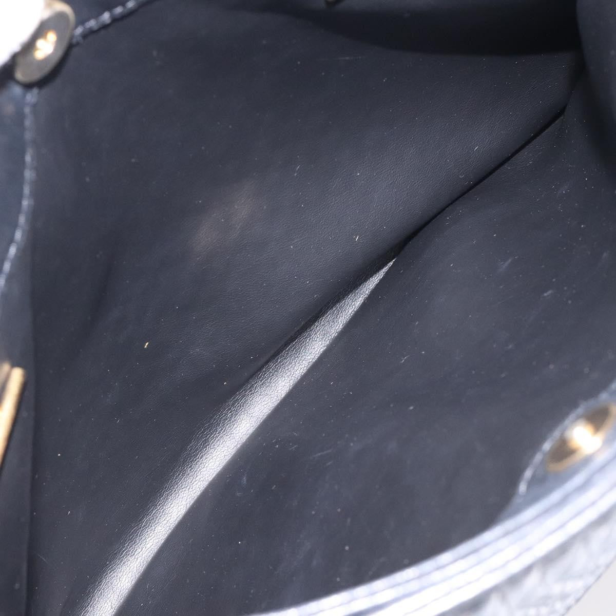 Bally Vintage Chain Shoulder Bag Quilted Leather