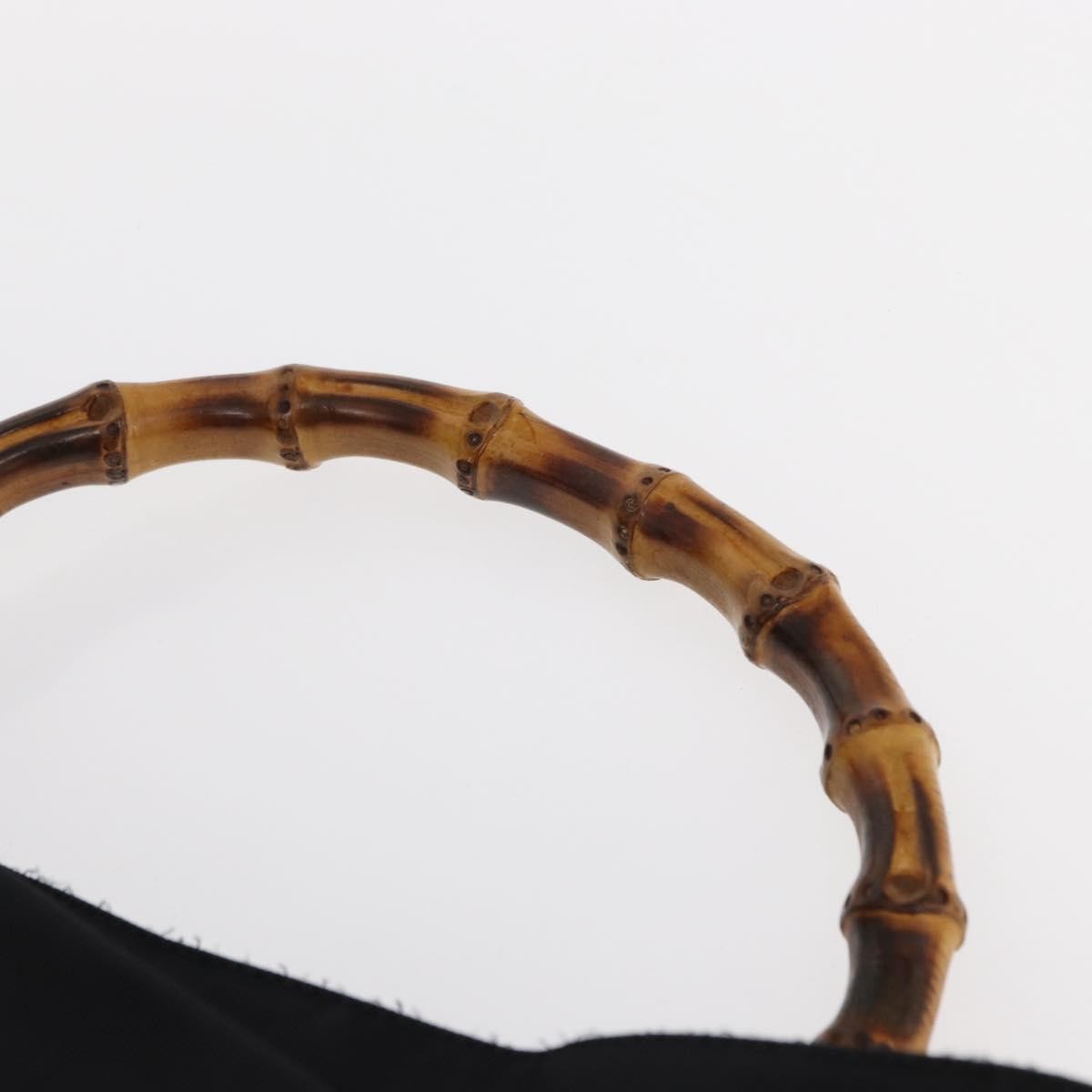 Gucci Vintage Bamboo Shoulder Bag Nylon