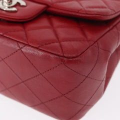 Chanel Square Classic Single Flap Bag Quilted Lambskin