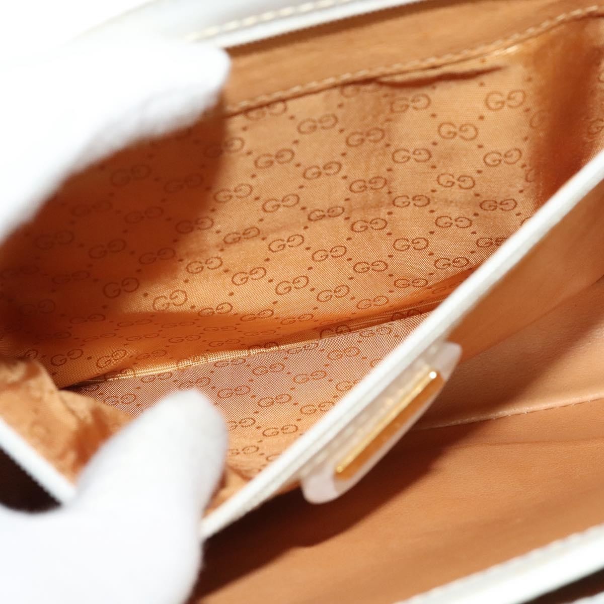 Gucci Vintage Flap Crossbody Bag Leather