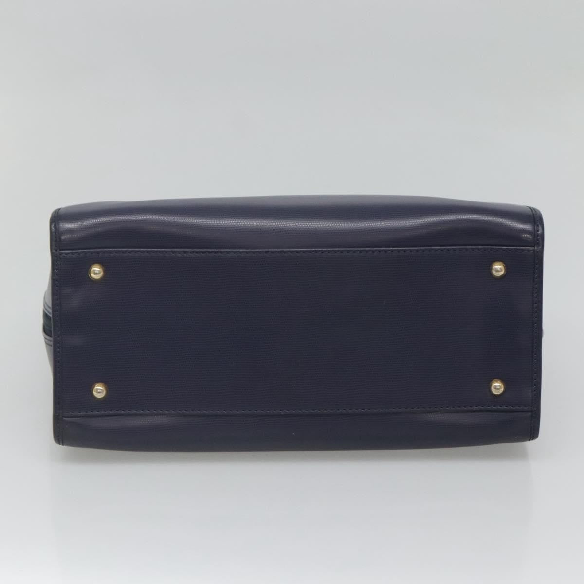 Celine Circle Logo Handbag Leather