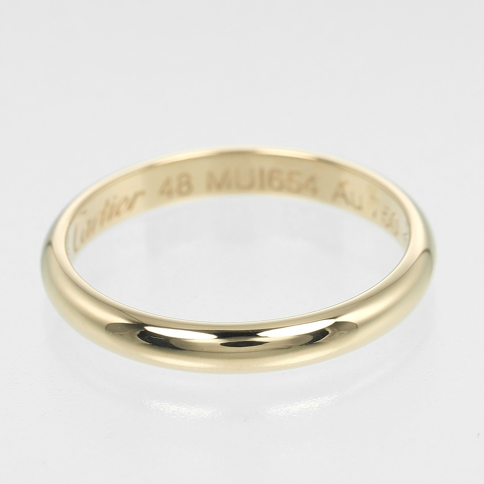 Cartier 1895 Wedding Band 18K Yellow Gold