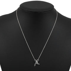 Tiffany & Co. Paloma Picasso Graffiti X Pendant Necklace Silver