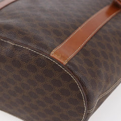 Celine Vintage Macadam Tote bag Canvas and Leather