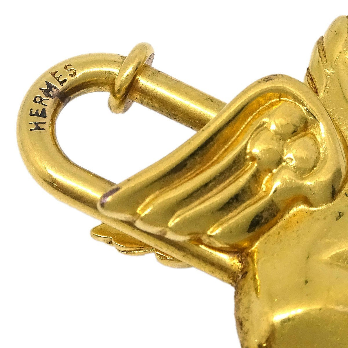 Hermes Pegasus Cadena Lock Charm Metal