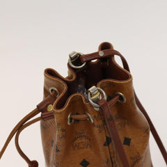 MCM Drawstring Shoulder Bag Leather