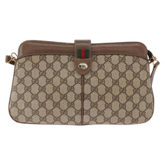 Gucci Vintage Shoulder Bag GG Coated Canvas