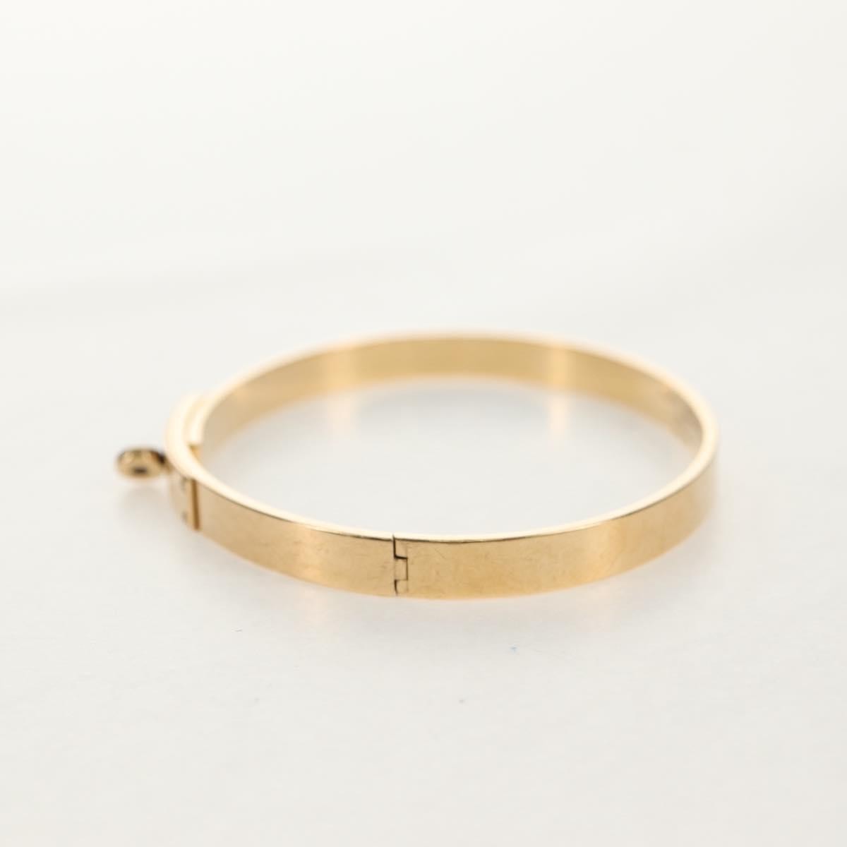 Hermes Kelly Bracelet 18K Yellow Gold and Pave Diamonds