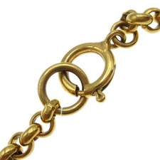 Chanel CC Heart Pendant Necklace Metal