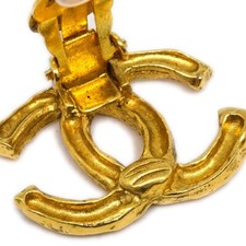 Chanel CC Clip-On Earrings Metal