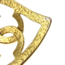 Chanel CC Heart Pendant Necklace Metal