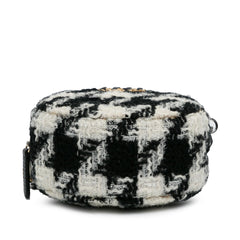 Round Tweed 19 Clutch with Chain and Lambskin Coin Purse_4