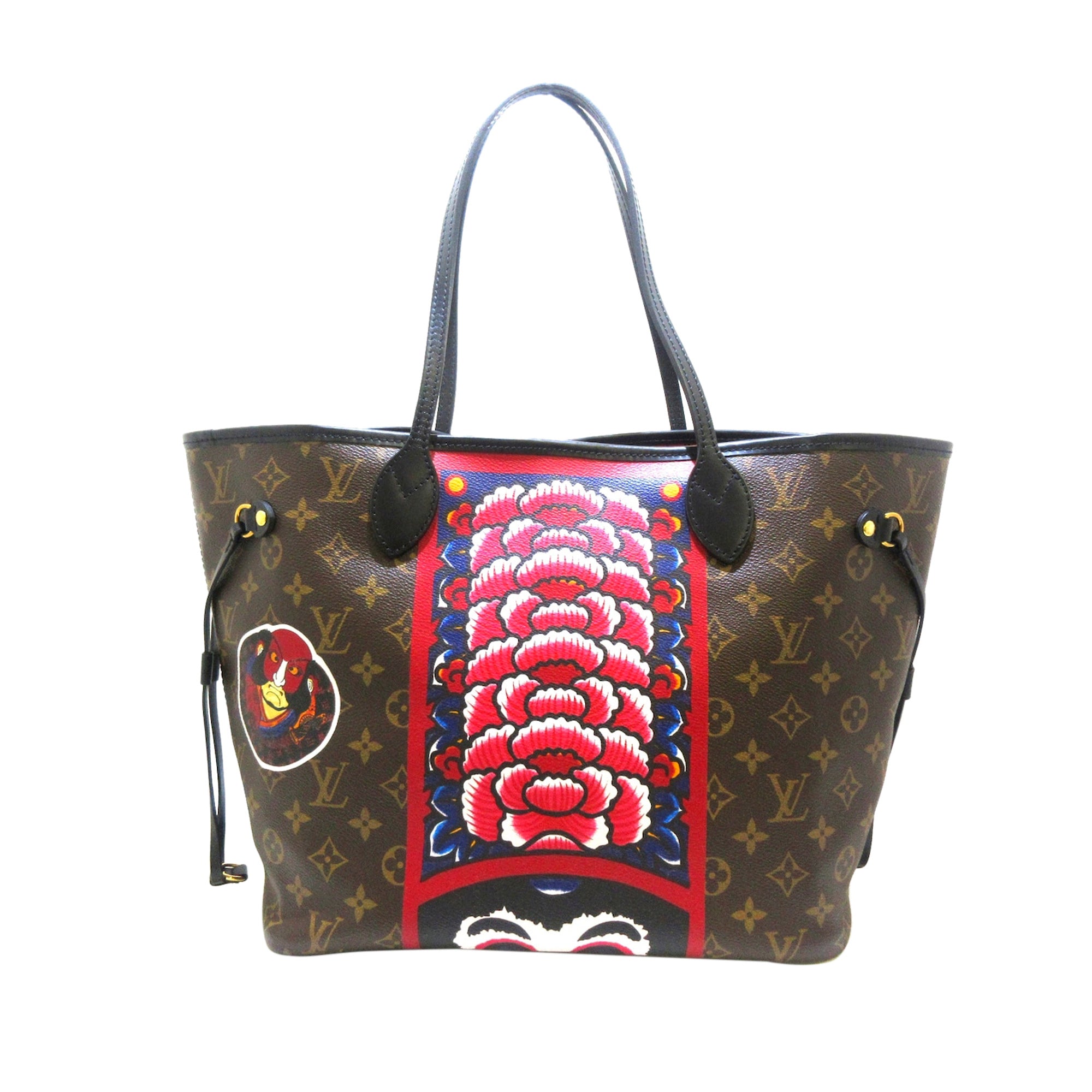 Louis Vuitton Limited Edition Kabuki Neverfull MM Tote Bag with