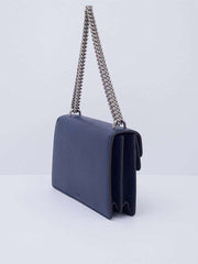 Gucci Navy Leather Small Dionysus Shoulder Bag