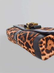 Sweet Charity Leopard-Print Calf Hair Shoulder bag