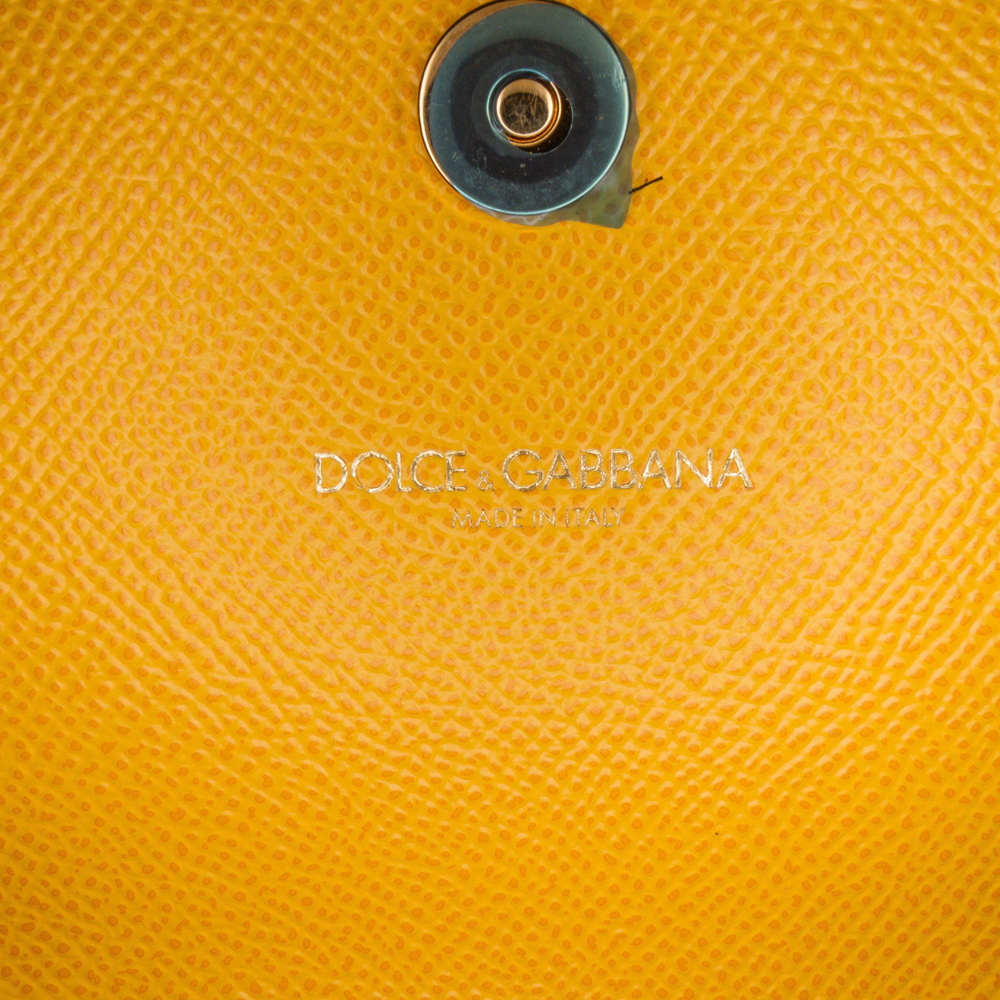 Sunflower Printed Leather Wallet on Chain_8
