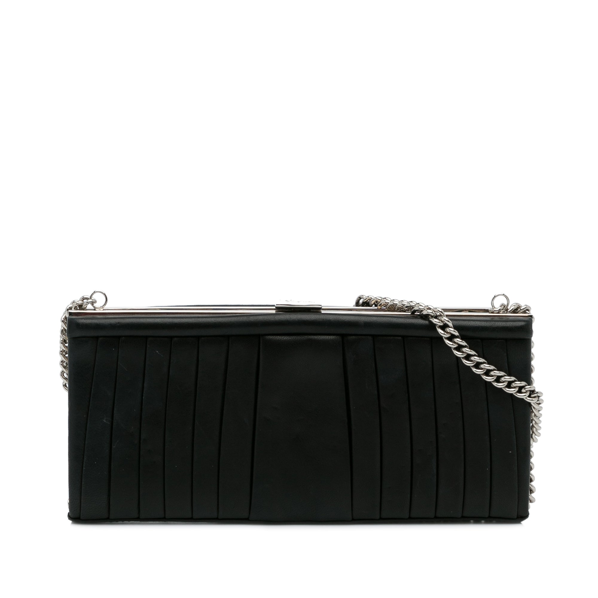 Leather Clutch on Chain_0