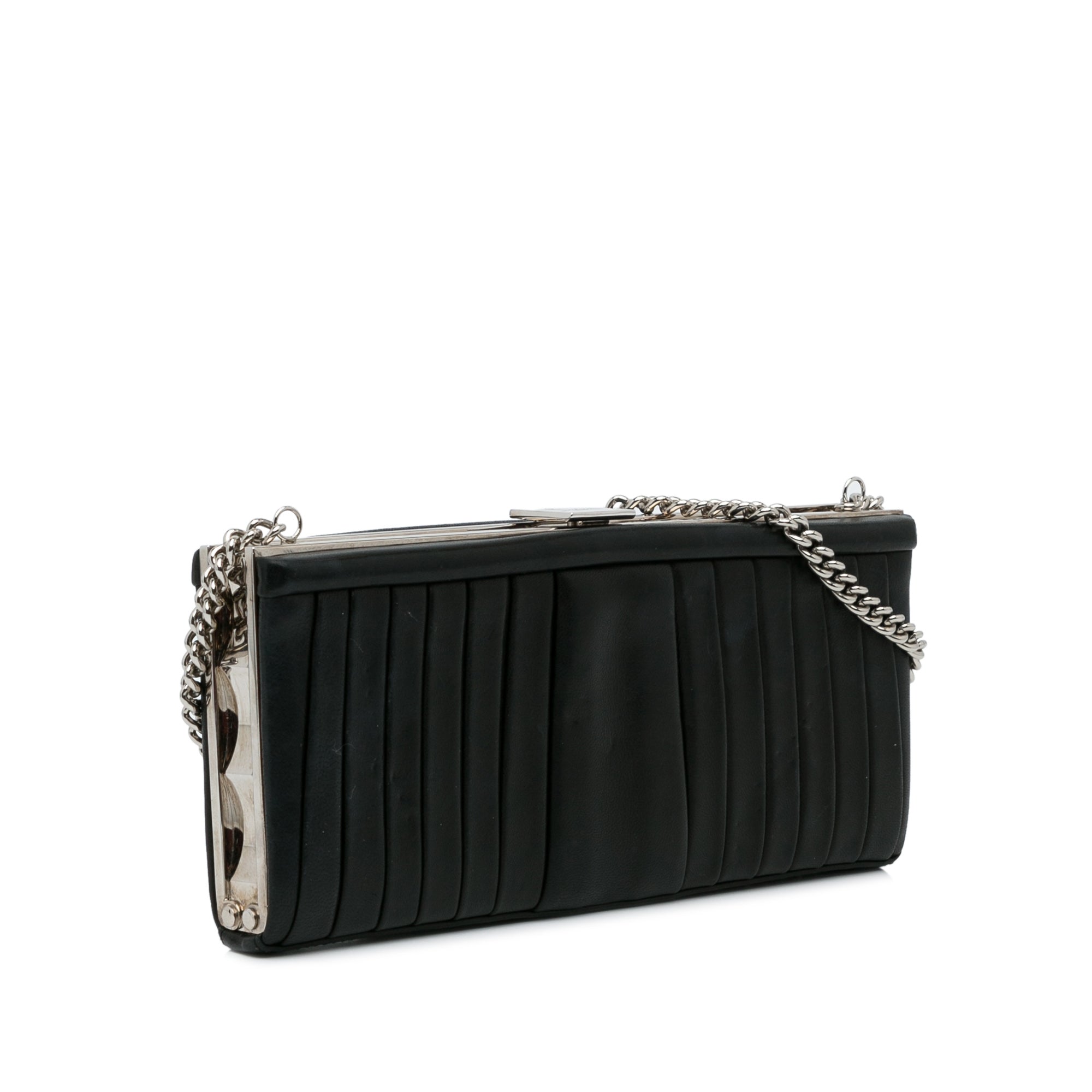 Leather Clutch on Chain_1