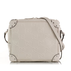 GG Embossed Perforated Square Bag_0