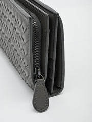 Bottega Veneta Intrecciato Leather Long Wallet