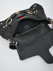 Gucci Horsebit GG Canvas Flap Bag Medium